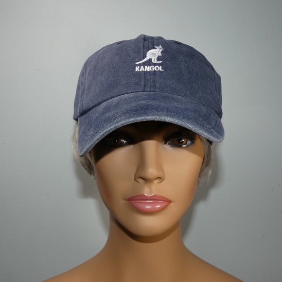 NiB Fashionable Kangol Adjustable Cotton Baseball-style Cap Hat Washed Blue main image 5